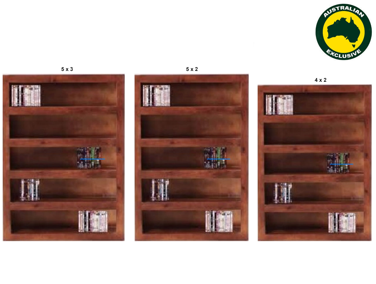 RAPID (AUSSIE MADE) DVD/CD CASE COLLECTION - ASSORTED STAINED COLOURS - STARTING FROM $449