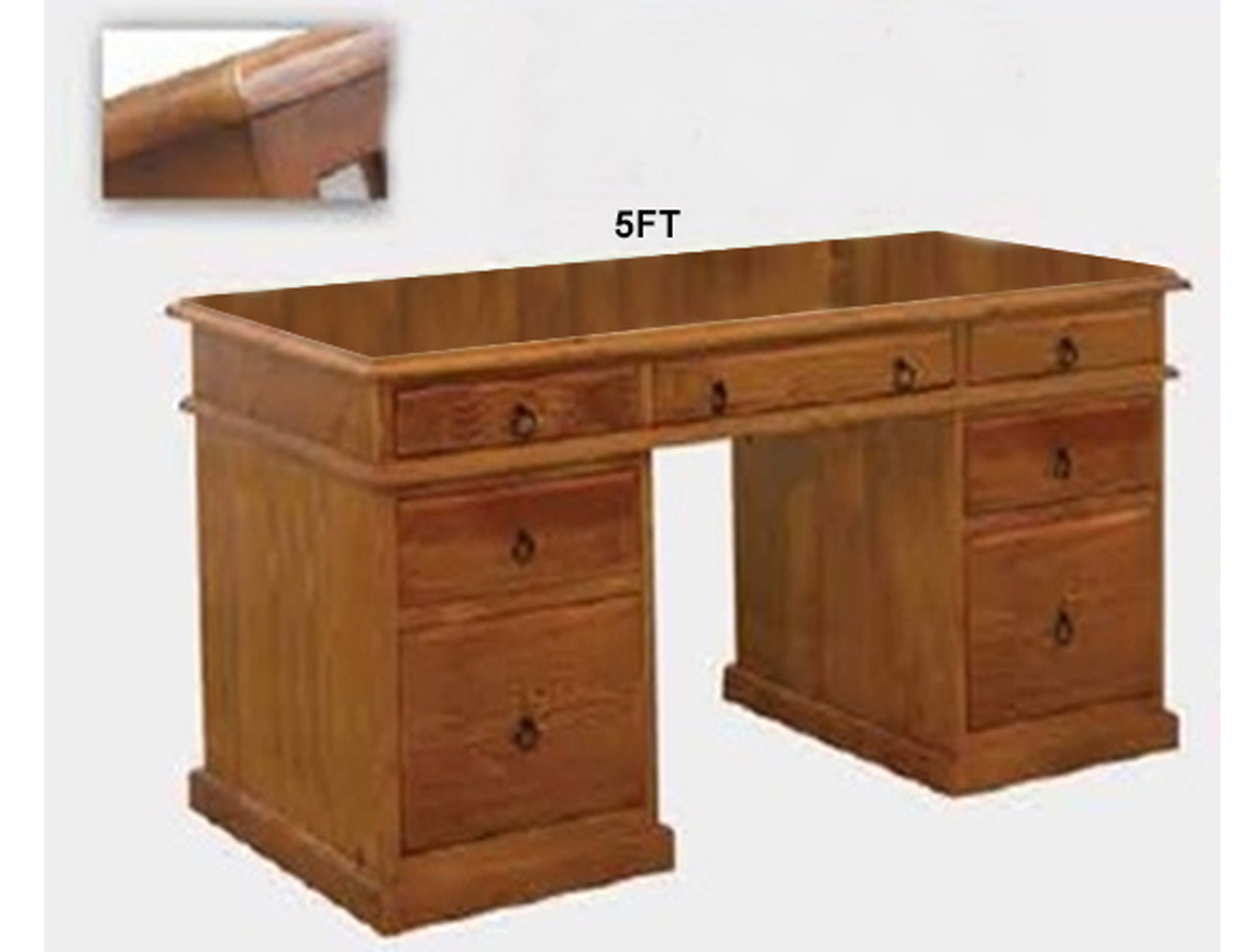 REBECCA (AUSSIE MADE) DESK COLLECTION - ASSORTED STAINED COLOURS - STARTING FROM $1499