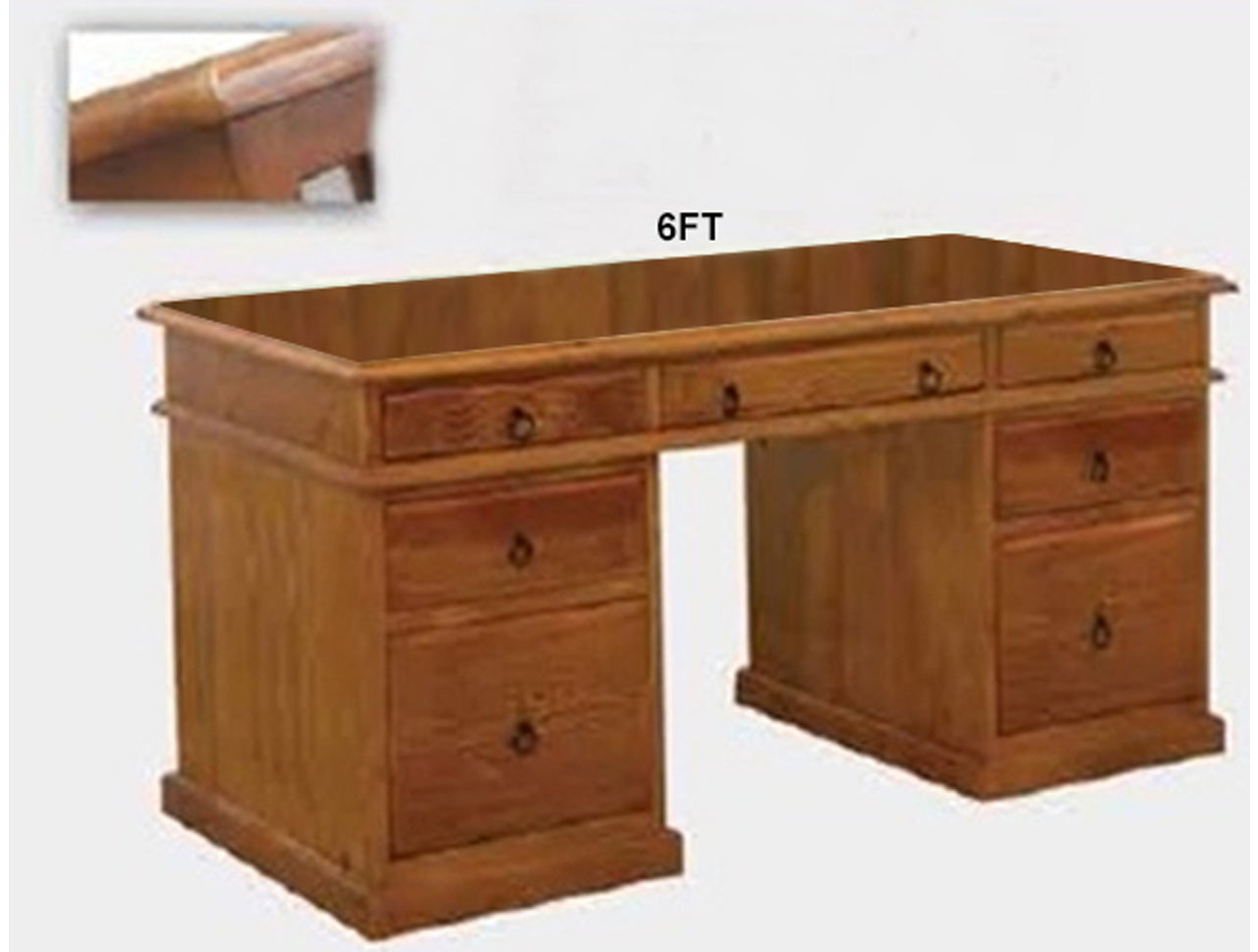 REBECCA (AUSSIE MADE) DESK COLLECTION - ASSORTED STAINED COLOURS - STARTING FROM $1499