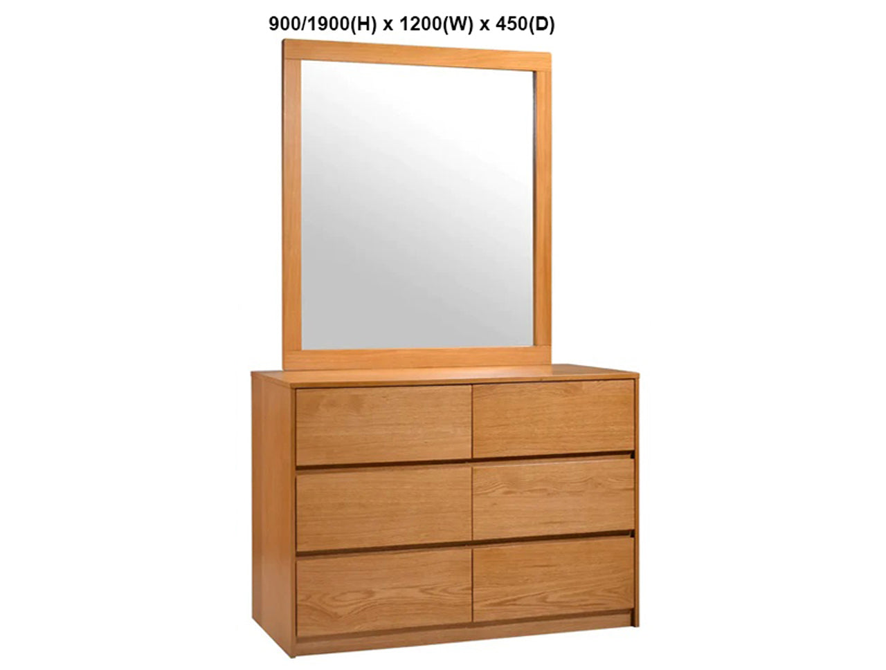 REGINALD (AUSSIE MADE) DRESSING TABLE WITH MIRROR COLLECTION - TASSIE OAK COMBINATION - ASSORTED STAINED COLOURS - STARTING FROM $1999