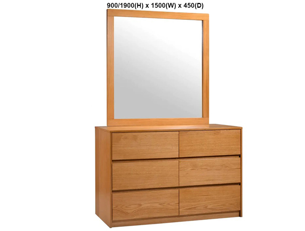 REGINALD (AUSSIE MADE) DRESSING TABLE WITH MIRROR COLLECTION - TASSIE OAK COMBINATION - ASSORTED STAINED COLOURS - STARTING FROM $1999