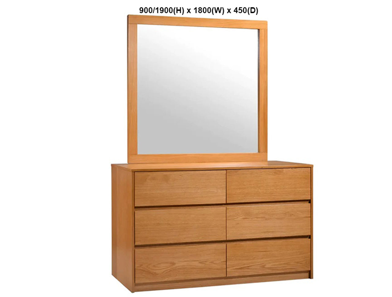 REGINALD (AUSSIE MADE) DRESSING TABLE WITH MIRROR COLLECTION - TASSIE OAK COMBINATION - ASSORTED STAINED COLOURS - STARTING FROM $1999