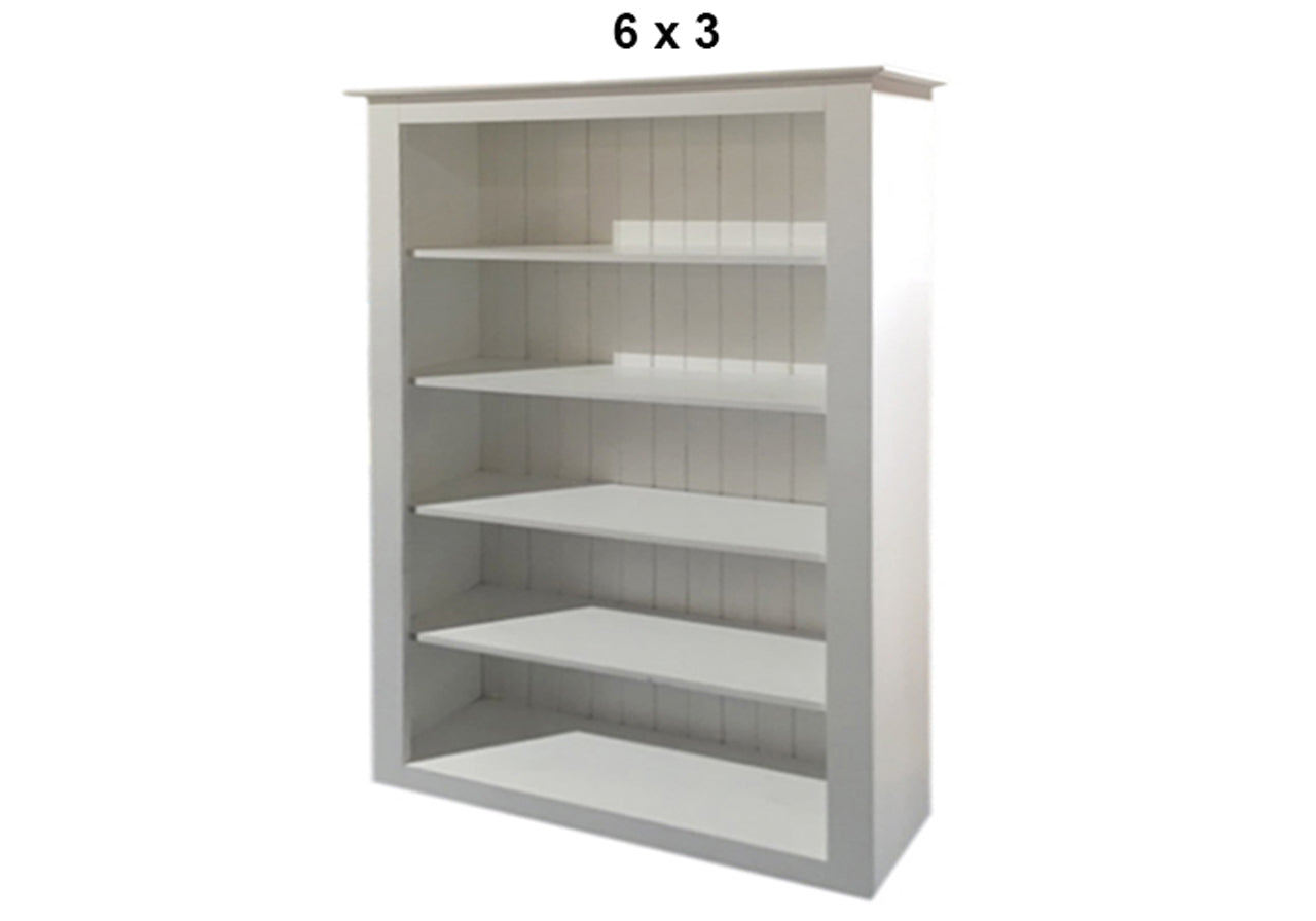 RETRO (AUSSIE MADE) STANDARD HIGHLINE WITH 70MM FACING BOOKCASE COLLECTION - ASSORTED PAINTED COLOURS - STARTING FROM $799