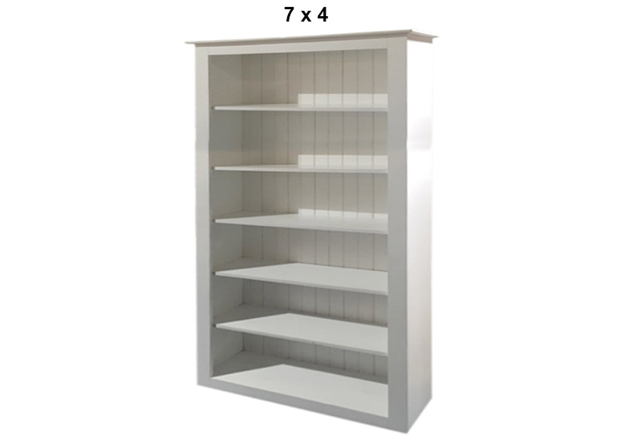 RETRO (AUSSIE MADE) STANDARD HIGHLINE WITH 70MM FACING BOOKCASE COLLECTION - ASSORTED PAINTED COLOURS - STARTING FROM $799