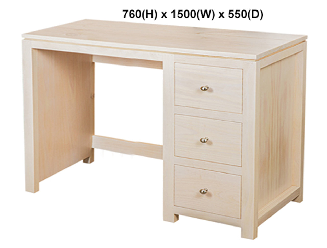 RETRO (AUSSIE MADE) 3 DRAWER DESK COLLECTION - ASSORTED PAINTED COLOURS - STARTING FROM $899