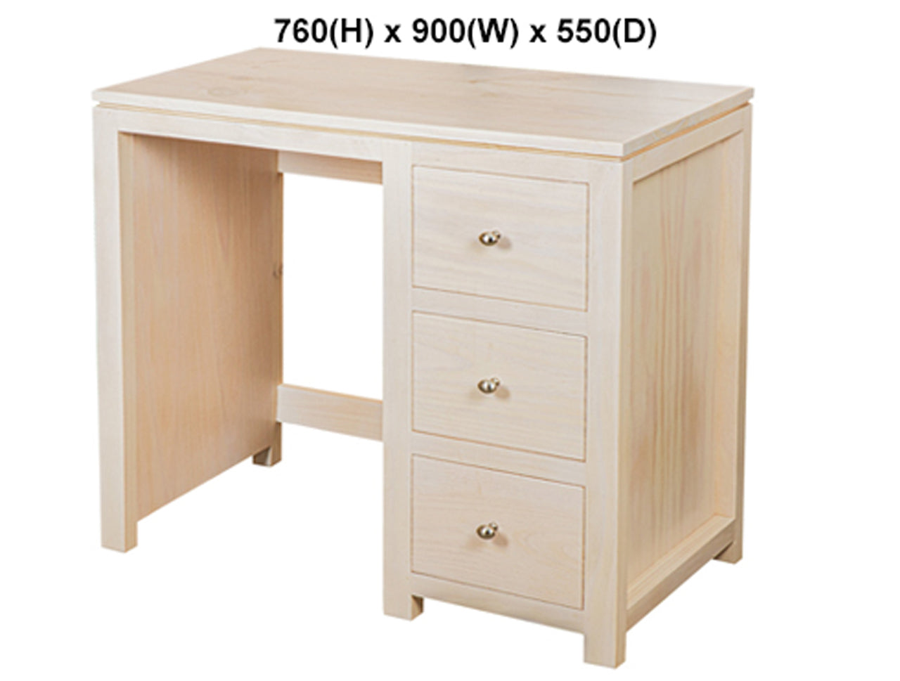 RETRO (AUSSIE MADE) 3 DRAWER DESK COLLECTION - ASSORTED PAINTED COLOURS - STARTING FROM $899