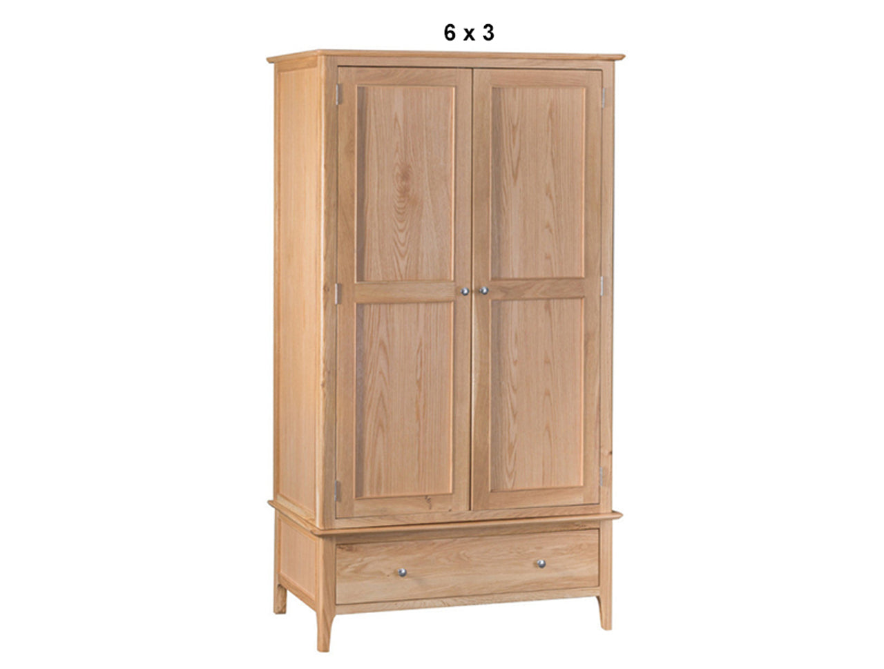ROBINHOOD (AUSSIE MADE) LARGE 2 DOOR WARDROBE COLLECTION - TASSIE OAK COMBINATION - ASSORTED STAINED COLOURS - STARTING FROM $1699