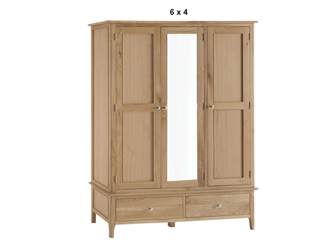 ROBINHOOD (AUSSIE MADE) LARGE 3 DOOR / 2 DOOR WARDROBE WITH MIRROR COLLECTION - TASSIE OAK COMBINATION - ASSORTED STAINED COLOURS - STARTING FROM $2199