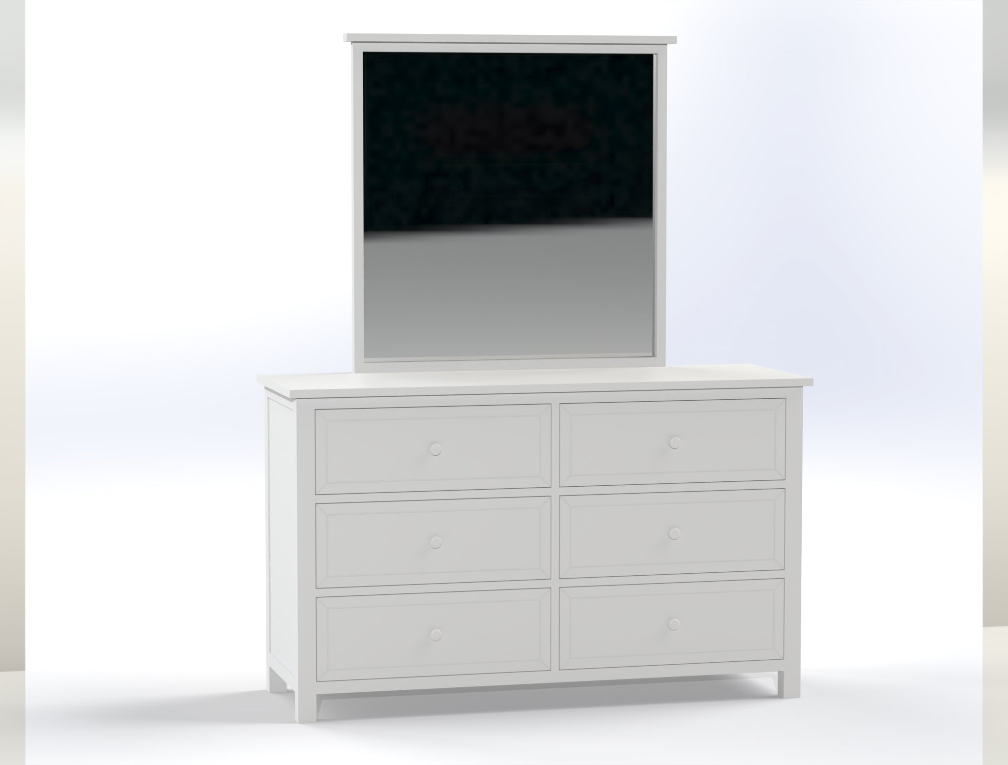 SINGLE OR KING SINGLE SHERBROOKE (CUSTOM MADE) 4 PIECE (DRESSER) BEDROOM SUITE - ASSORTED COLOURS