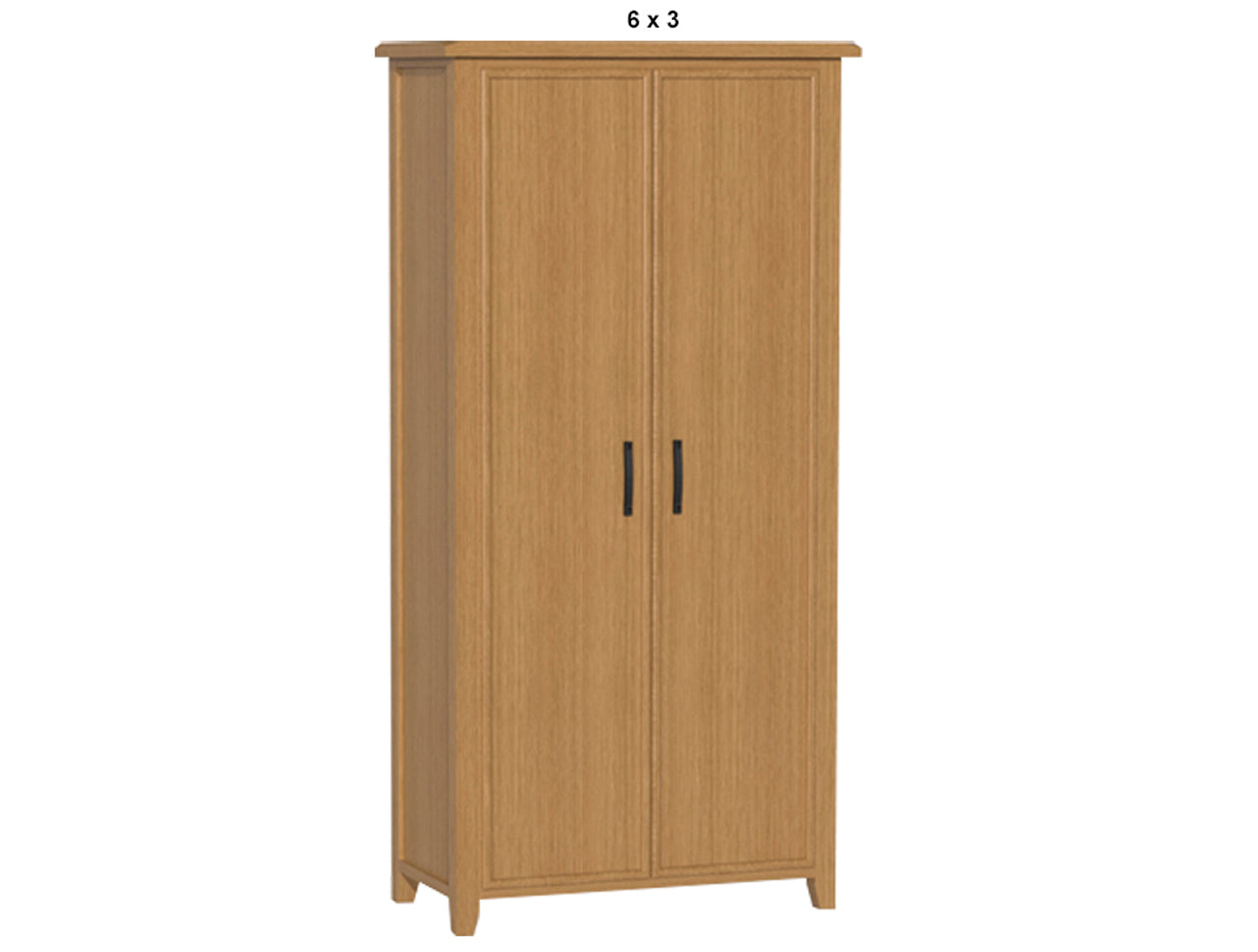 SYDNEYSIDE (AUSSIE MADE) PANTRY WITH PICTURE FRAME DOORS COLLECTION - TASSIE OAK COMBINATION - ASSORTED STAINED COLOURS - STARTING FROM $1499
