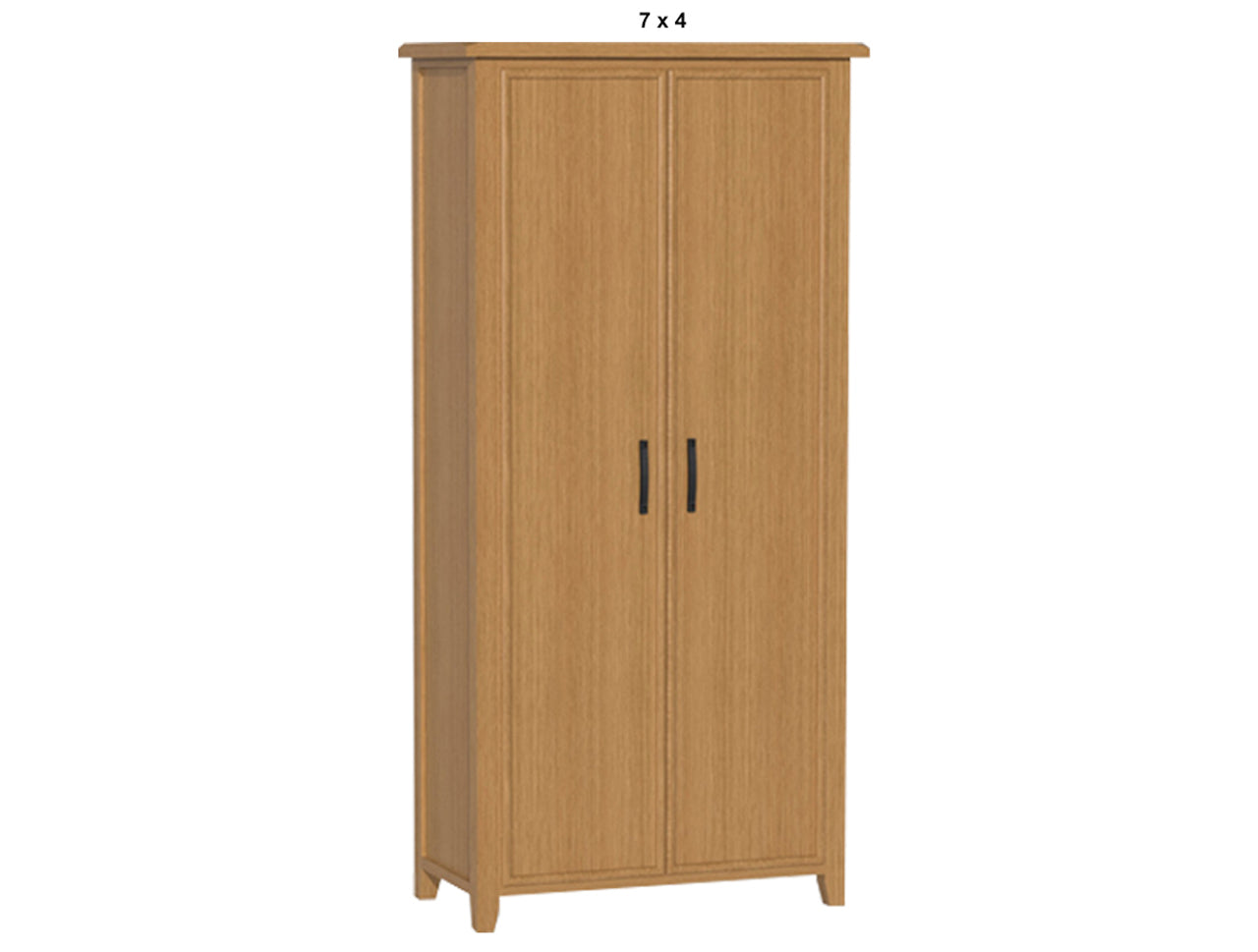 SYDNEYSIDE (AUSSIE MADE) PANTRY WITH PICTURE FRAME DOORS COLLECTION - TASSIE OAK COMBINATION - ASSORTED STAINED COLOURS - STARTING FROM $1499