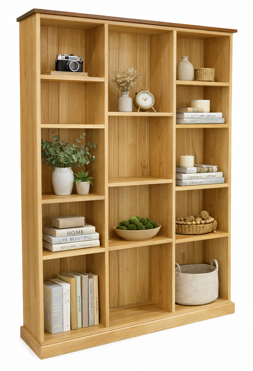 SAMANTHA (AUSSIE MADE) HIGHLINE WITH MULYI CUBES BOOKCASE COLLECTION - ASSORTED COLOURS - STARTING FROM $799