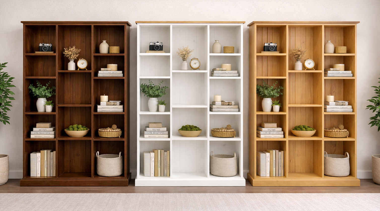 SAMANTHA (AUSSIE MADE) HIGHLINE WITH MULYI CUBES BOOKCASE COLLECTION - ASSORTED COLOURS - STARTING FROM $799