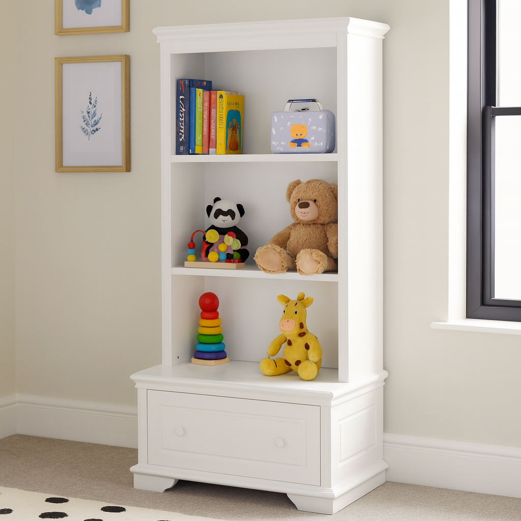 SATURN (AUSSIE MADE) BOOKCASE COMBO WITH FLAT TOP + 1 DRAWER COLLECTION - ASSORTED COLOURS - STARTING FROM $849