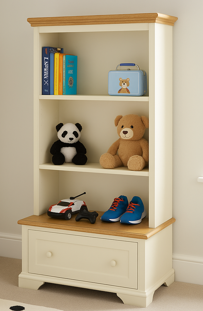 SATURN (AUSSIE MADE) BOOKCASE COMBO WITH FLAT TOP + 1 DRAWER COLLECTION - ASSORTED COLOURS - STARTING FROM $849