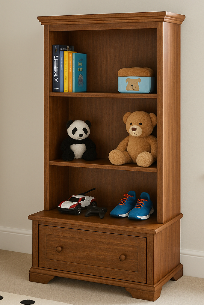 SATURN (AUSSIE MADE) BOOKCASE COMBO WITH FLAT TOP + 1 DRAWER COLLECTION - ASSORTED COLOURS - STARTING FROM $849