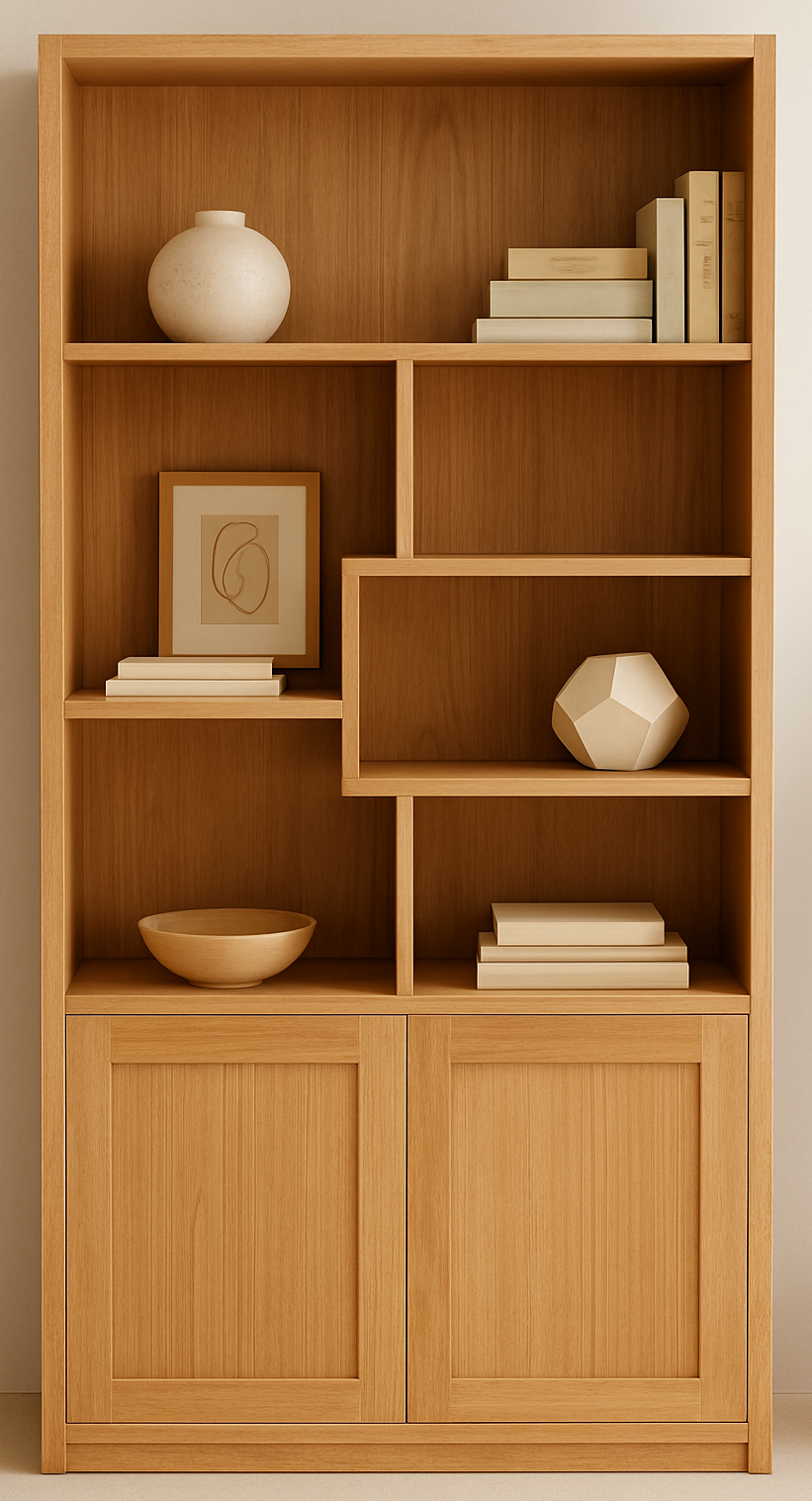 SEAPOINT (AUSSIE MADE) HIGHLINE BOOKCASE WITH DOORS COLLECTION - ASSORTED COLOURS - STARTING FROM $1299