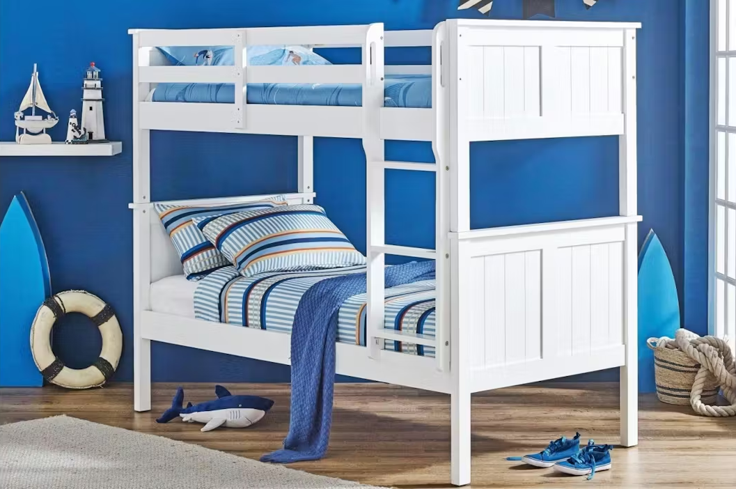 SHELLEY (HYBRID) SINGLE OVER SINGLE BUNK BED COLLECTION - ASSORTED COLOURS - STARTING FROM $1499