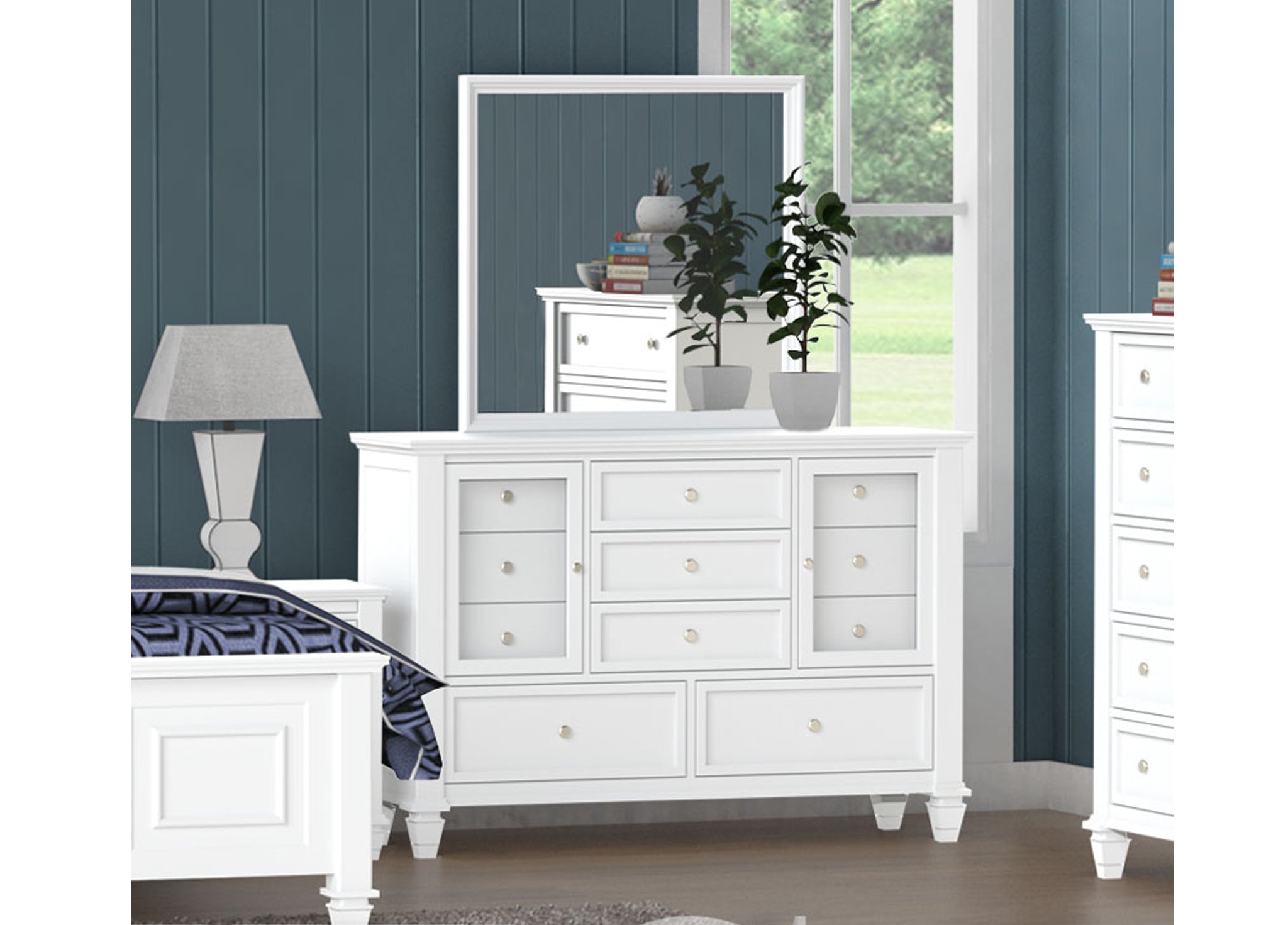 ROXBOROUGH (CUSTOM MADE) 11 DRAWER TALLBOY - 1950(H) x 1560(W) x 470(D) - ASSORTED COLOURS