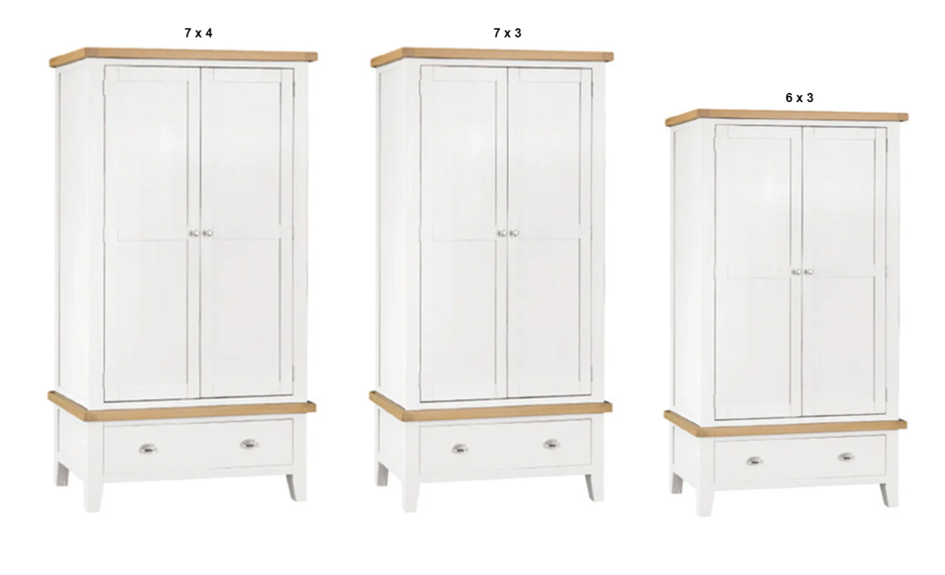 SPENCER (AUSSIE MADE) 2 DOOR / 1 DRAWER WARDROBE COLLECTION - ASSORTED COLOURS - STARTING FROM $1699