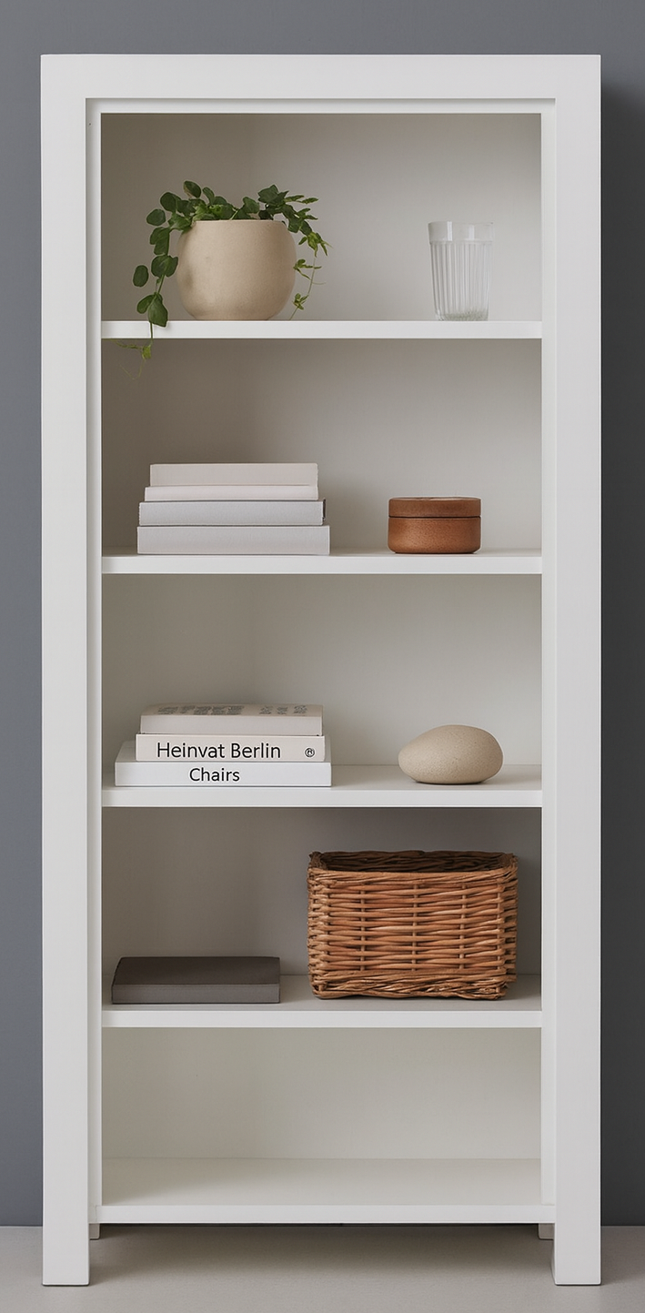 SWINBURN (AUSSIE MADE) HIGHLINE BOOKCASE WITH 70MM FACINGS COLLECTION - ASSORTED COLOURS - STARTING FROM $799