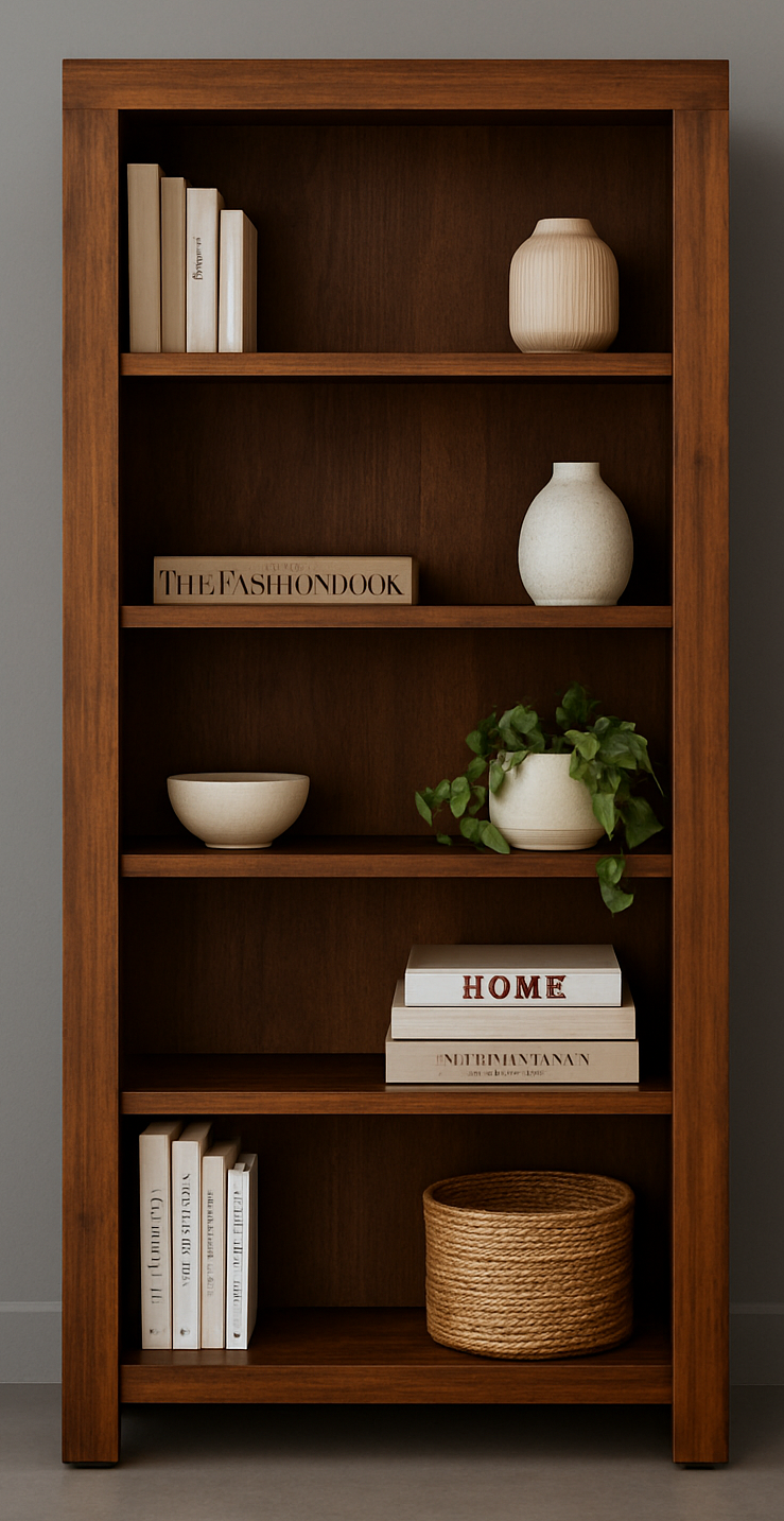 SWINBURN (AUSSIE MADE) HIGHLINE BOOKCASE WITH 70MM FACINGS COLLECTION - ASSORTED COLOURS - STARTING FROM $799