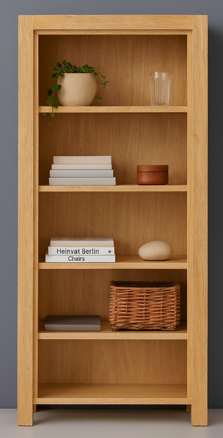 SWINBURN (AUSSIE MADE) HIGHLINE BOOKCASE WITH 70MM FACINGS COLLECTION - ASSORTED COLOURS - STARTING FROM $799