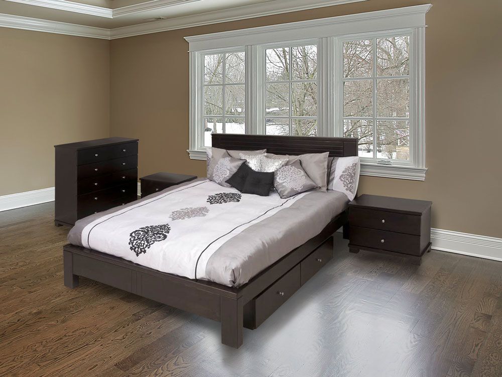KING TANGO (CUSTOM MADE) 5 PIECE (DRESSER) BEDROOM SUITE - ASSORTED COLOURS