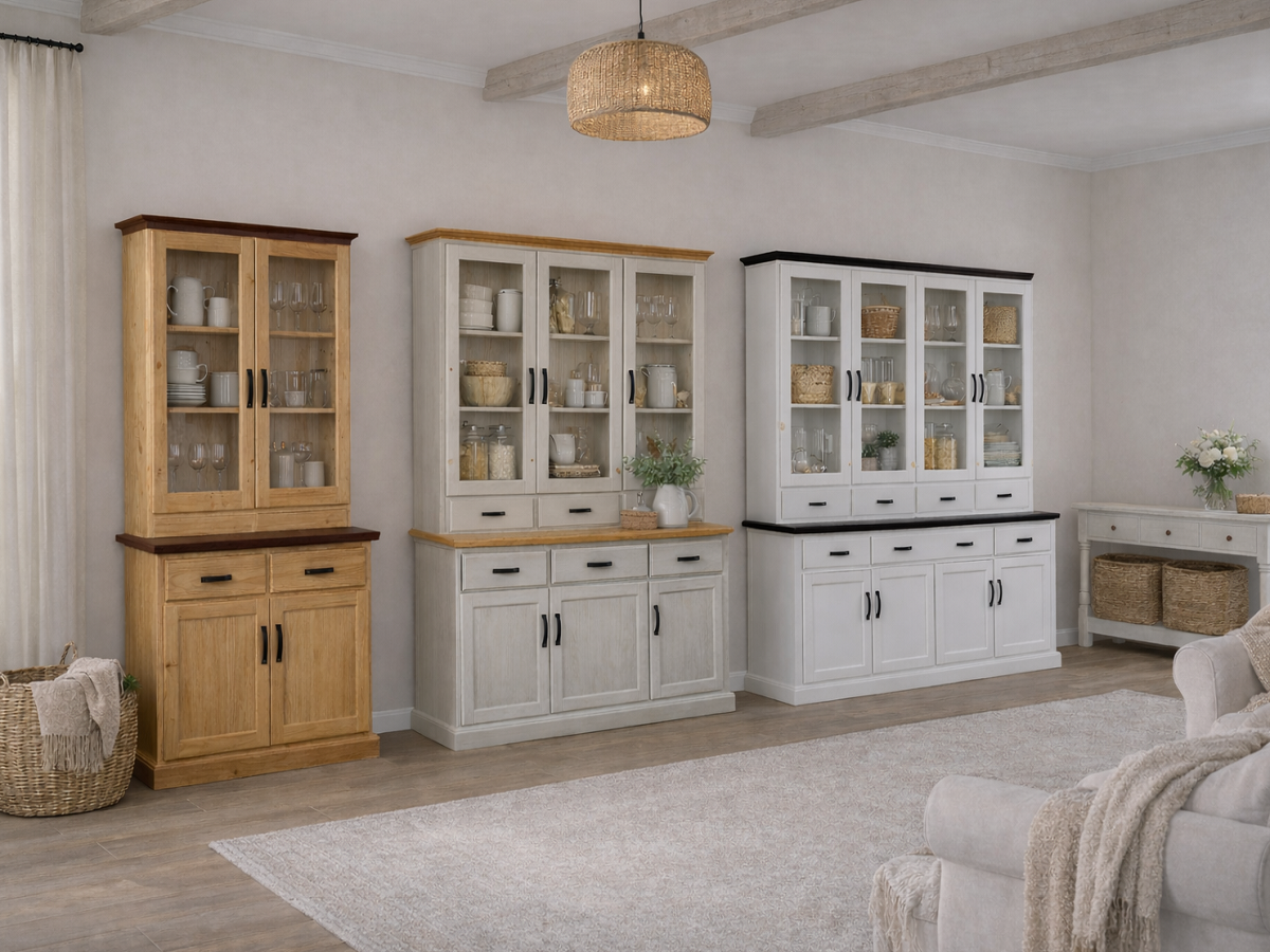 TOMMY (AUSSIE MADE) BUFFET AND HUTCH COLLECTION - ASSORTED COLOURS - STARTING FROM $1499