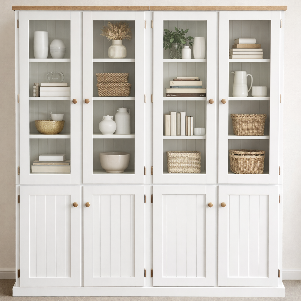 URBAN FLAT TOP (AUSSIE MADE) 8 DOOR HIGHLINE LIBRARY UNIT COLLECTION - ASSORTED COLOURS - STARTING FROM $2399