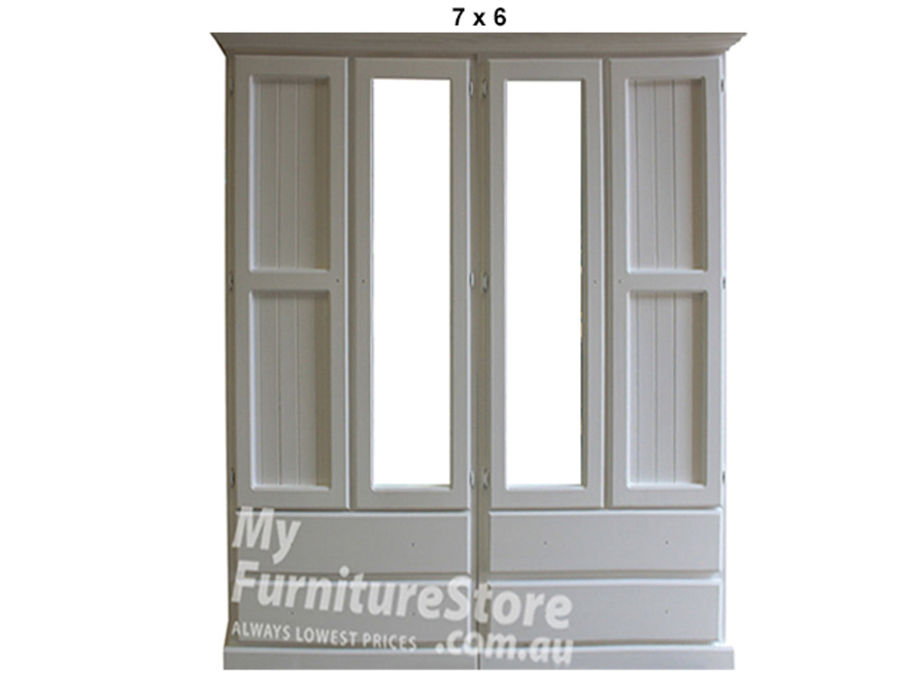 URBAN (AUSSIE MADE) MULTI WARDROBE WITH 4 DOOR AND 4 DRAWERS COLLECTION - ASSORTED PAINTED COLOURS - STARTING FROM $1999