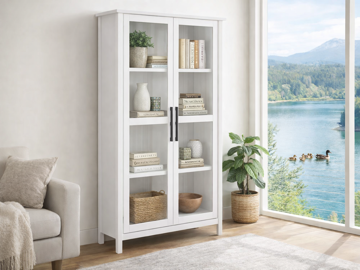 VANESSA (AUSSIE MADE) 2 DOOR LIBRARY UNIT COLLECTION - ASSORTED COLOURS - STARTING FROM $1199