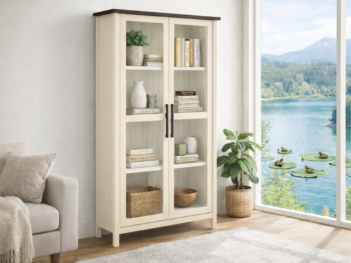 VANESSA (AUSSIE MADE) 2 DOOR LIBRARY UNIT COLLECTION - ASSORTED COLOURS - STARTING FROM $1199