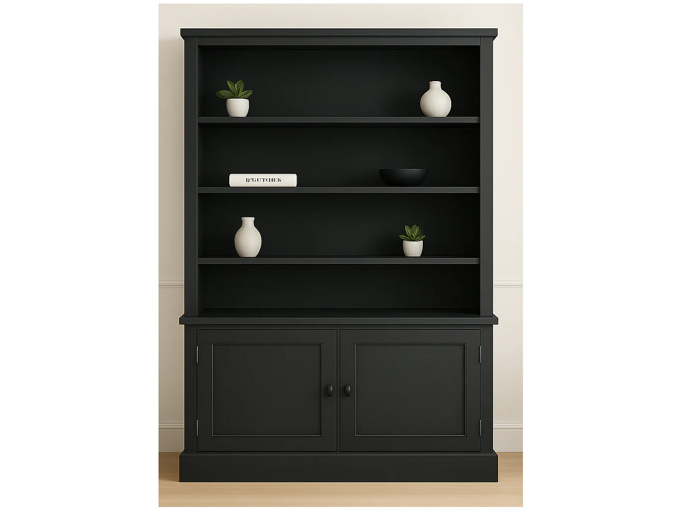 WASHINGTON (AUSSIE MADE) HIGHLINE BOOKCASE WITH DOORS COLLECTION - ASSORTED COLOURS - STARTING FROM $999