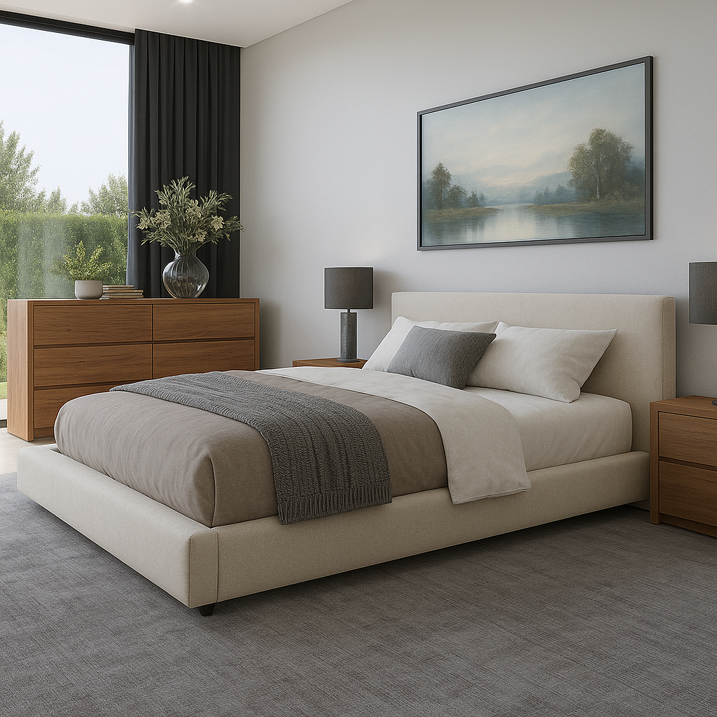 AVALON (AUSSIE MADE) FABRIC BEDROOM COLLECTION - ASSORTED COLOURS