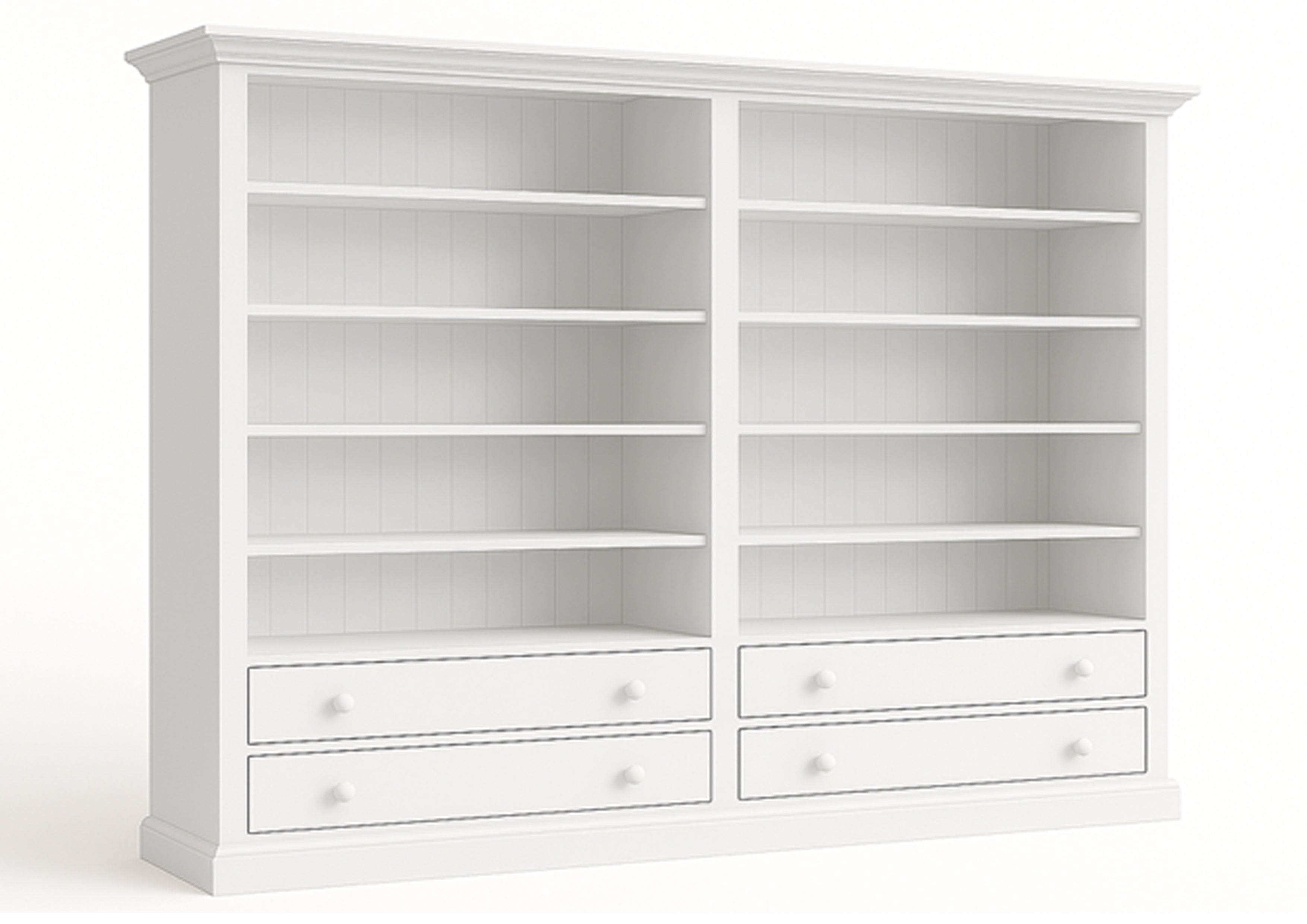 BAYSIDE (AUSSIE MADE) BOOKCASE WITH DRAWER COLLECTION - ASSORTED PAINTED COLOURS - STARTING FROM $1499
