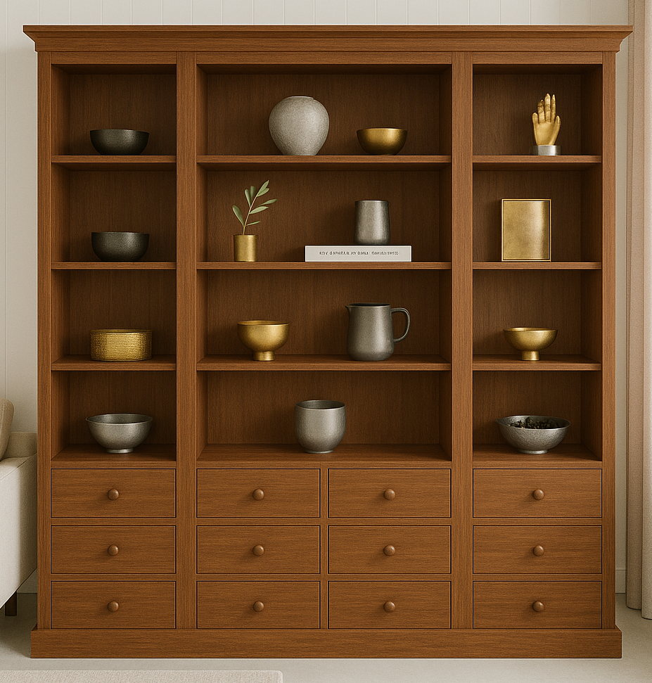 WYNBERG (AUSSIE MADE) HIGHLINE BOOKCASE PIGEON PAIRED COLLECTION - ASSORTED COLOURS - STARTING FROM $3499