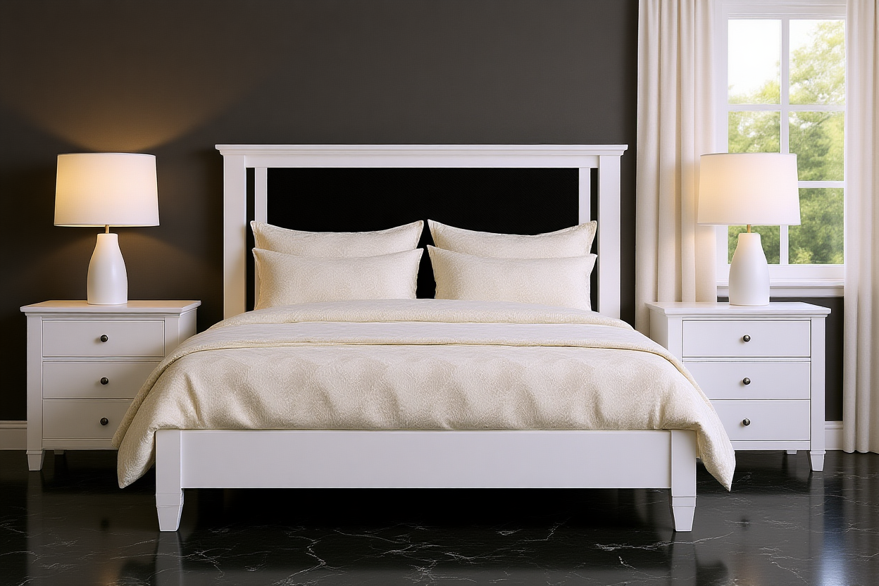 ZENITH (AUSSIE MADE) ALL TIMBER BEDROOM COLLECTION - ASSORTED STAINED COLOURS - STARTING FROM $1999
