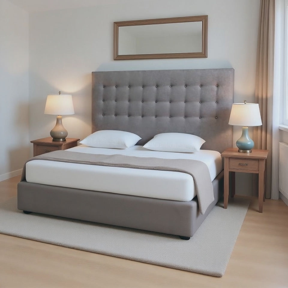 OSLO UPHOLSTERED BEDROOM COLLECTION - ASSORTED FABRICS & COLOURS - STARTING from $899