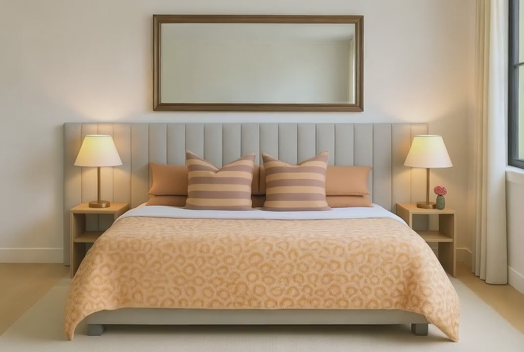 AVENUE (AUSSIE MADE) UPHOLSTERED BED BASE – ASSORTED FABRICS OR COLOURS - STARTING FROM $1999